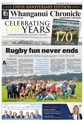 Cover of Whanganui Chronicle