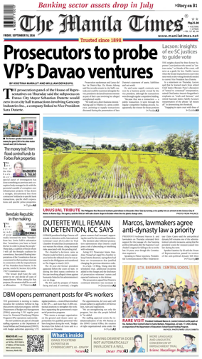 Cover of The Manila Times