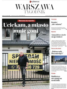 Cover of Gazeta Wyborcza Stoleczna