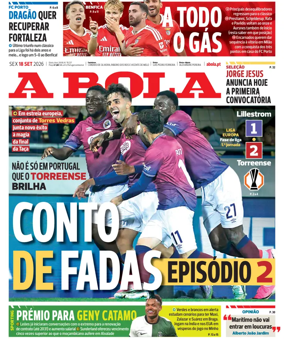 Cover of A BOLA (Portuguese)