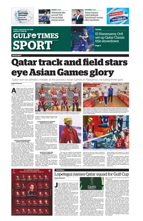 Cover of Gulf Times Sport