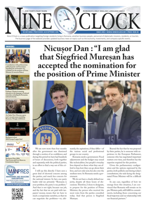 Cover of Nine o clock (Romania) Daily