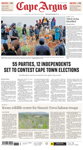 Cover of Cape Argus (PM Edition)