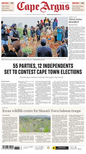 Cover of Cape Argus