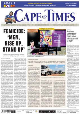 Cover of Cape Times