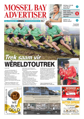 Cover of Mossel Bay Advertiser