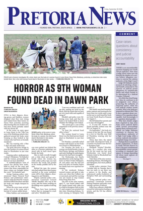 Cover of Pretoria News