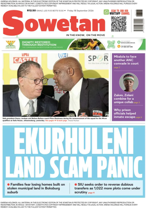 Cover of Sowetan