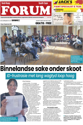 Cover of Suid-Kaap FORUM