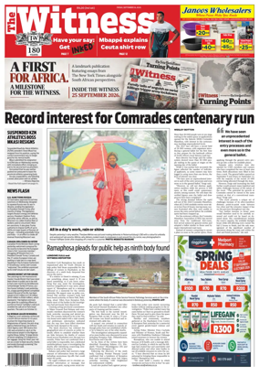 Cover of The Witness (South Africa)