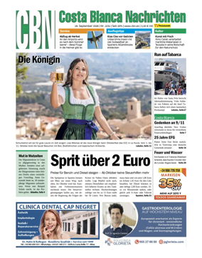 Cover of Costa Blanca Nachrichten