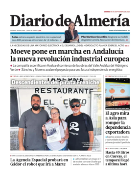 Cover of Diario de Almeria