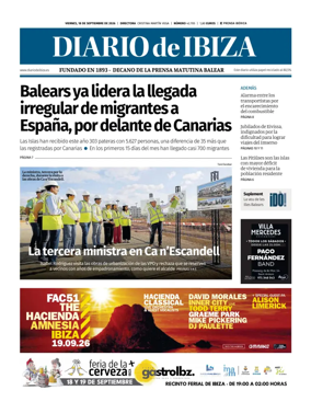Cover of Diario de Ibiza