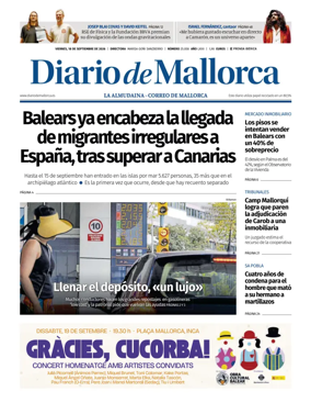 Cover of Diario de Mallorca