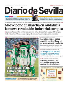 Cover of Diario de Sevilla
