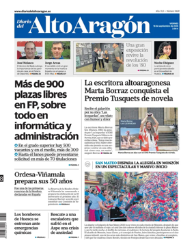 Cover of Diario del Alto Aragon