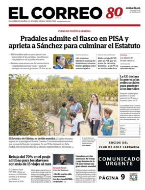 Cover of EL Correo (Alava)