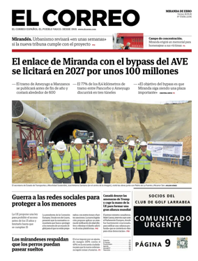 Cover of El Correo (Miranda de Ebro)