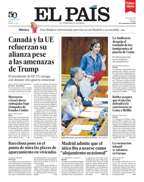 Cover of EL PAIS primera edicion
