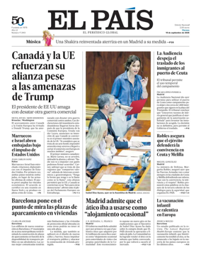 Cover of El Pais (Galicia)