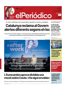 Cover of El Periodico - Catala