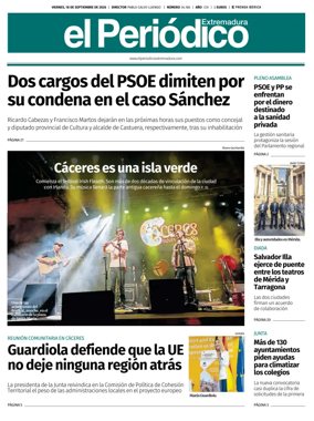 Cover of El Periodico Extremadura