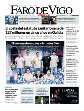 Cover of Faro de Vigo (Ourense)