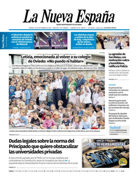 Cover of La Nueva Espana (Oviedo)