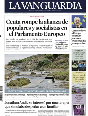 Cover of La Vanguardia (1st Edition)