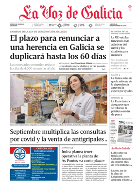 Cover of La Voz de Galicia (Carballo)