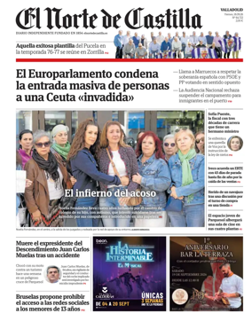 Cover of Norte de Castilla (Valladolid)