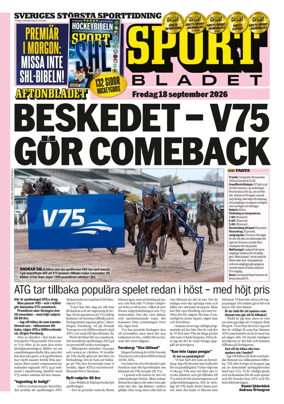 Cover of Sportbladet