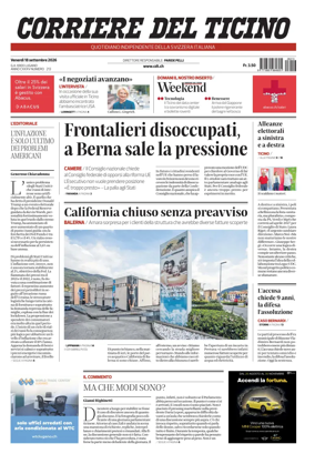 Cover of Corriere del Ticino