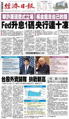 Cover of Economic Daily News (Taiwan)