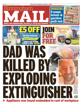Cover of Birmingham Mail
