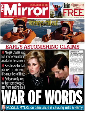 Cover of Daily Mirror