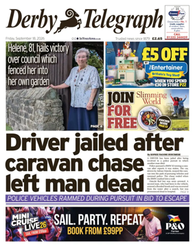 Cover of Derby Telegraph