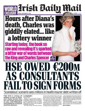 Cover of Irish Daily Mail