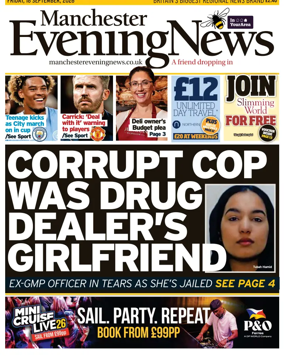 Cover of Manchester Evening News