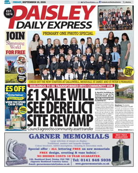 Cover of Paisley Daily Express