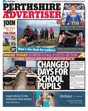 Cover of Perthshire Advertiser