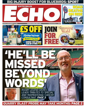 Cover of South Wales Echo