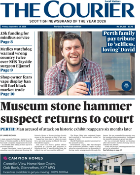Cover of The Courier & Advertiser (Perth and Perthshire Edition)