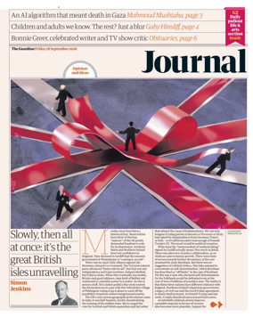 Cover of The Guardian e-paper Journal