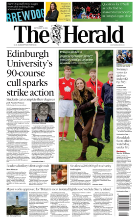 Cover of The Herald (Scotland)
