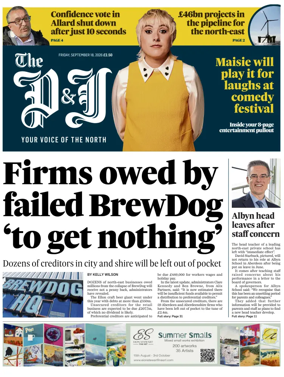 Cover of The Press and Journal (Aberdeen and Aberdeenshire)