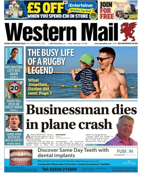 Cover of Western Mail