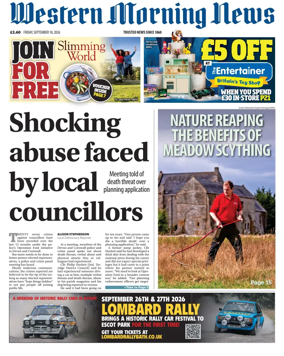 Cover of Western Morning News