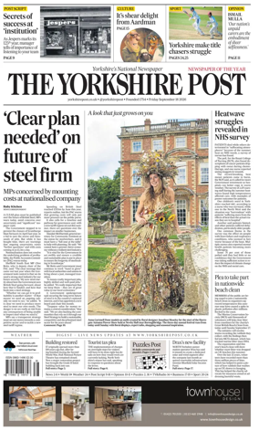 Cover of Yorkshire Post