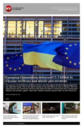 Cover of The New Voice of Ukraine